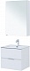 Aquanet Мебель для ванной Алвита New 60 2 ящика подвесная белая матовая – фотография-20